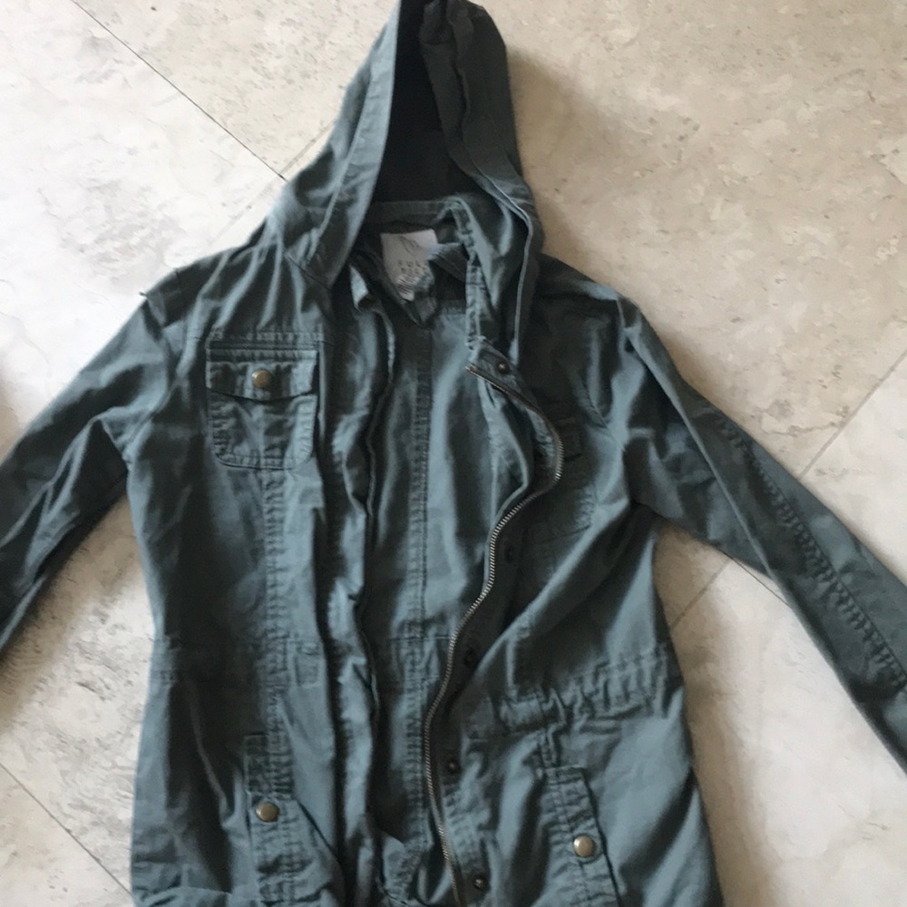 A green jacket